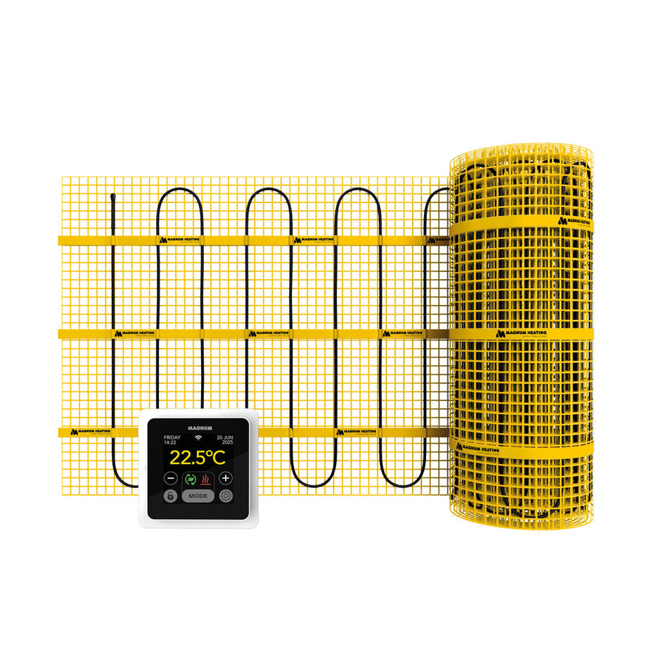 MAGNUM Heating Vloerverwarming Elektrisch Incl WiFi Thermostaat 450W 3m²-557724