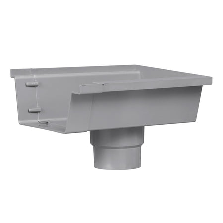 Einduitloop PVC t.b.v. bakgoot Ø 125 mm rechts-560204