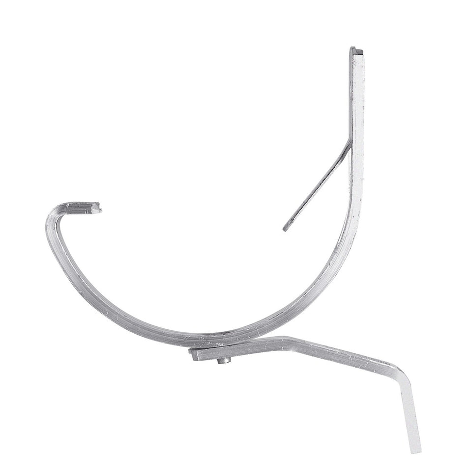 Beugel 2 aluminium 100 mm t.b.v. mastgoot muur/gevel bevestiging-560224