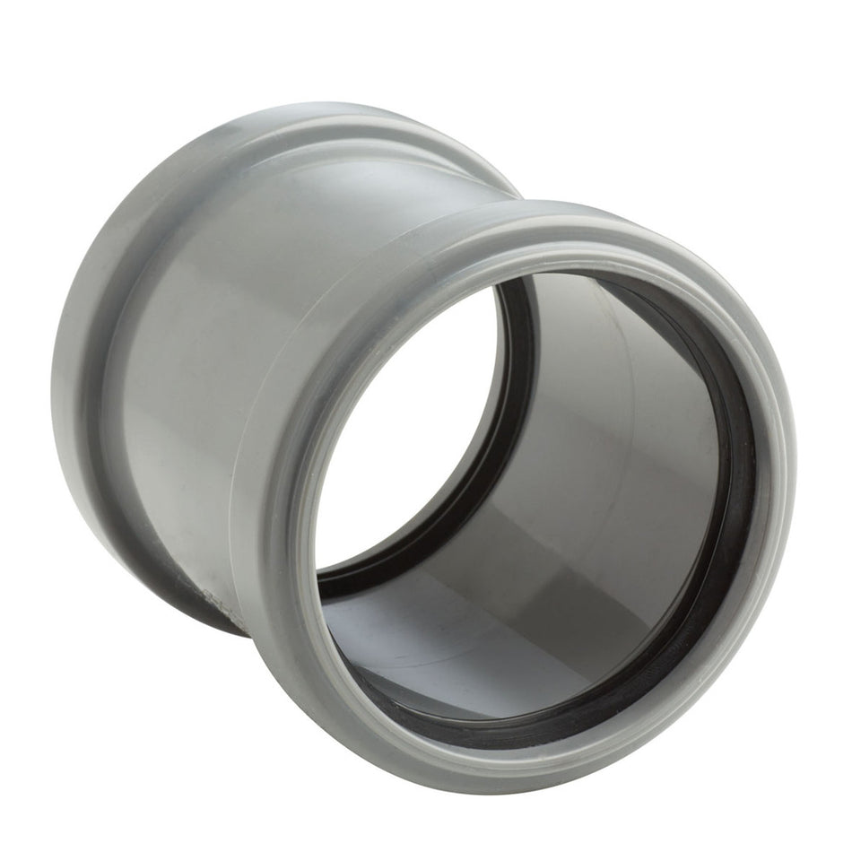Overschuifmof PVC 2x manchetmof wanddikte 3,2 mm Ø 75 mm KOMO-keur-560248