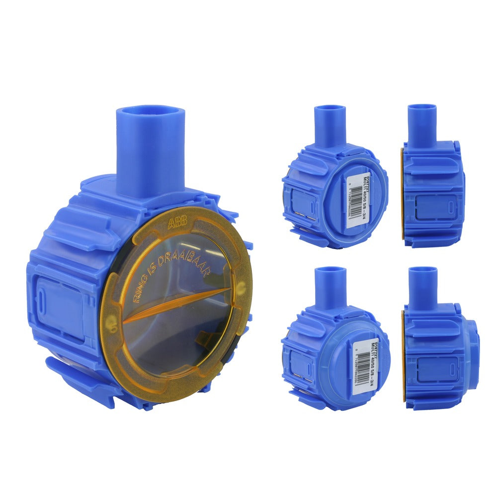 ABB Haf Inbouwdoos Multi MD4050 Blauw Ø5/8-Ø3/4 40-50mm-560256