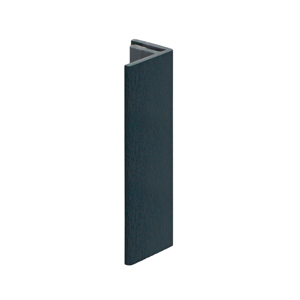 Keralit Eindprofiel Kunststof Classic Nerf Antraciet 17x4000mm-560587