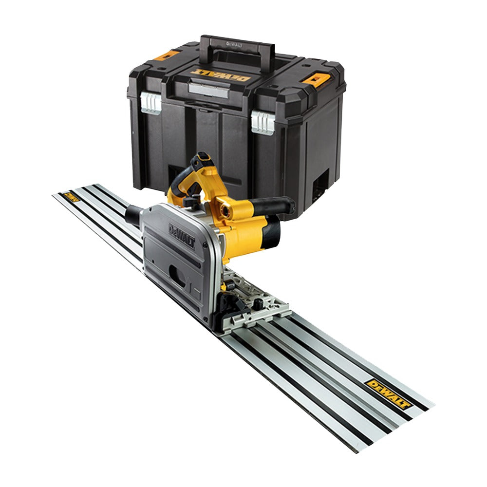 DeWALT Invalcirkelzaag DWS520KT 55mm In TSTAK Koffer + 1x Geleiderail 1,5m-561414