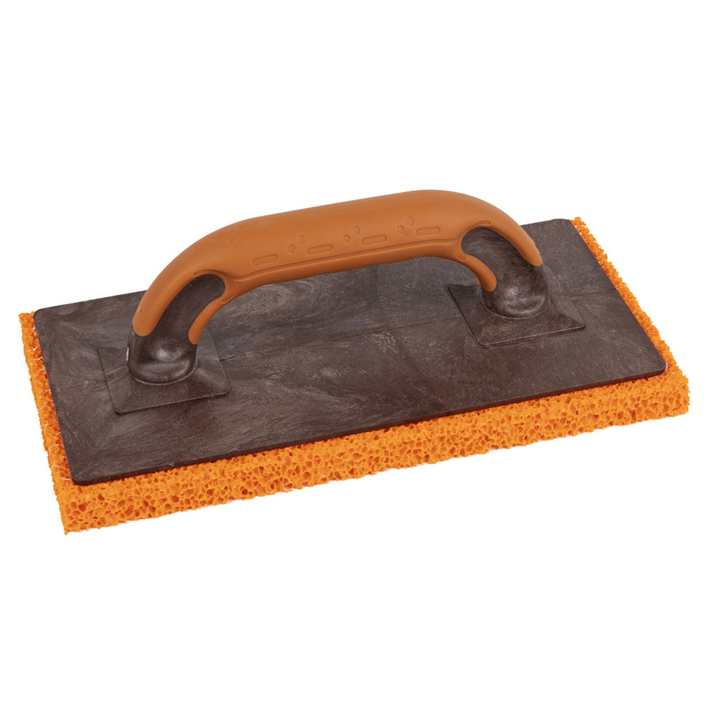 Super Prof Schuurspons Grof Sponsrubber Rood Met Softgreep 280x140x20mm-562904