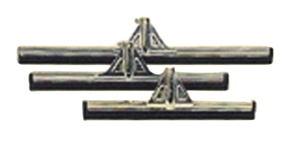 Vero Vloertrekker metaal/rubber 75 cm gegalvaniseerd/zwart-563425