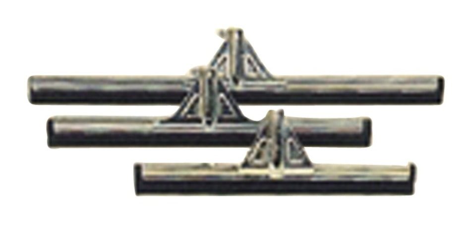 Vero Vloertrekker metaal/rubber 55 cm gegalvaniseerd/zwart-563427