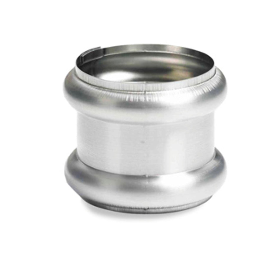 Rheinzink Dubbele Overschuifwrong Ø80mm-564395