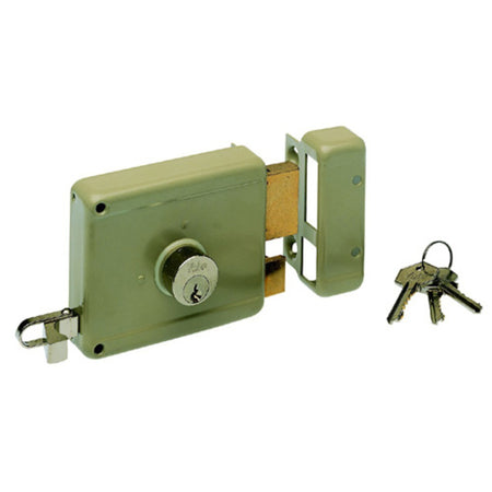 Yale Oplegvoordeurslot 635 Staal Met Vaste Cilinder 50mm Links-565210