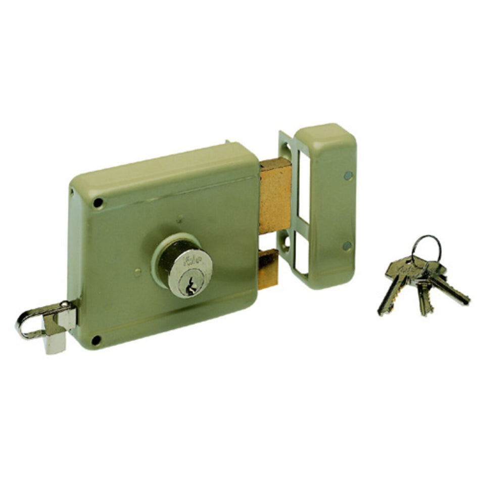Yale Oplegvoordeurslot 635 Staal Met Vaste Cilinder 50mm Links-565210