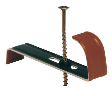 Monier Euro-Vorsthaak RVS Antracietbruin 50st-565831