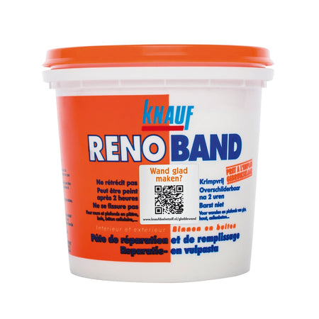 Knauf Renoband reparatie & vul binnen/buiten wit 1 liter-567141