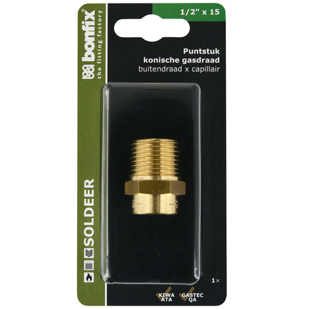 BONFIX Soldeer Punstuk 1/2'' Buitendraad-567949