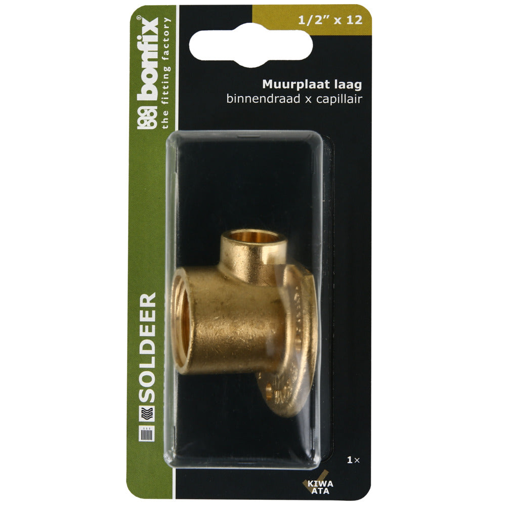 BONFIX Soldeer muurplaat 12 mm x 1/2'' binnendraad-567959