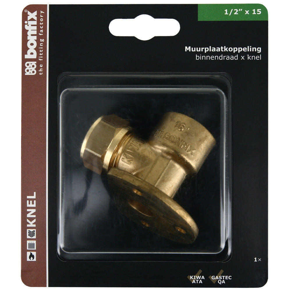 BONFIX Knel muurplaat 15 mm x 1/2'' binnendraad-568293