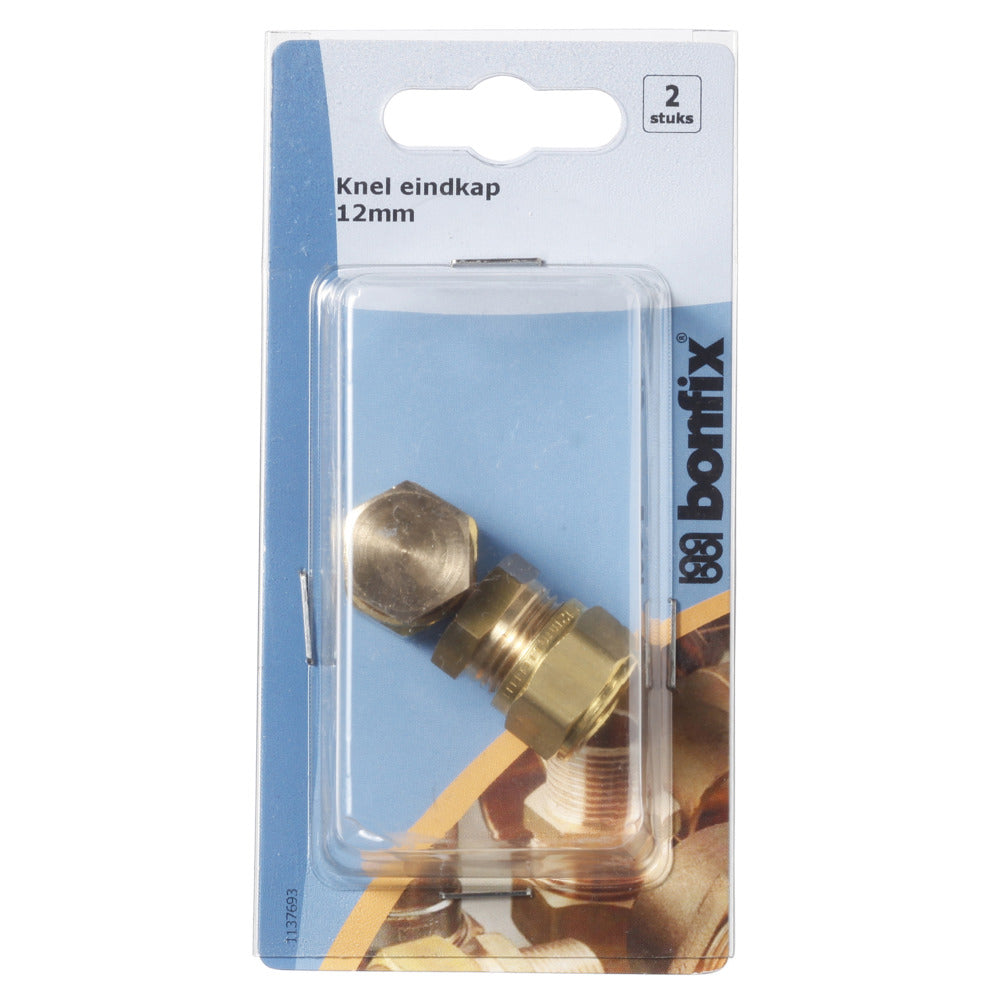 BONFIX Knel eindkap 12 mm 2 stuks-568307