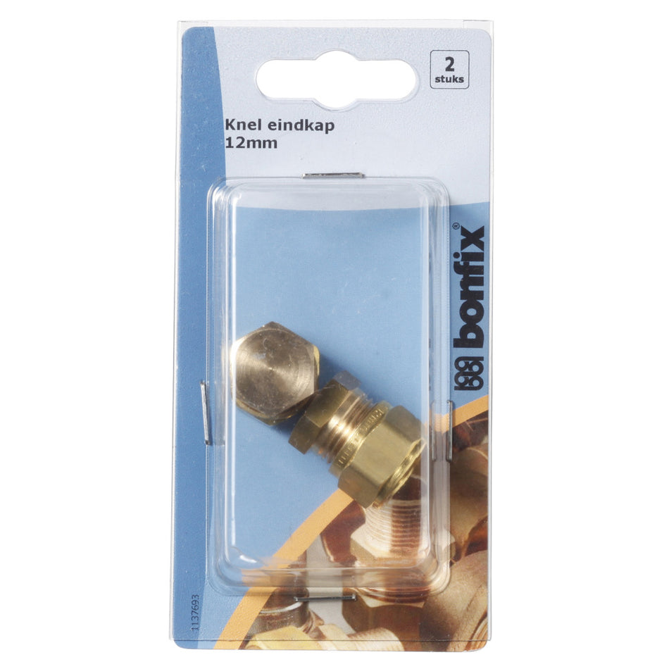 BONFIX Knel eindkap 12 mm 2 stuks-568307
