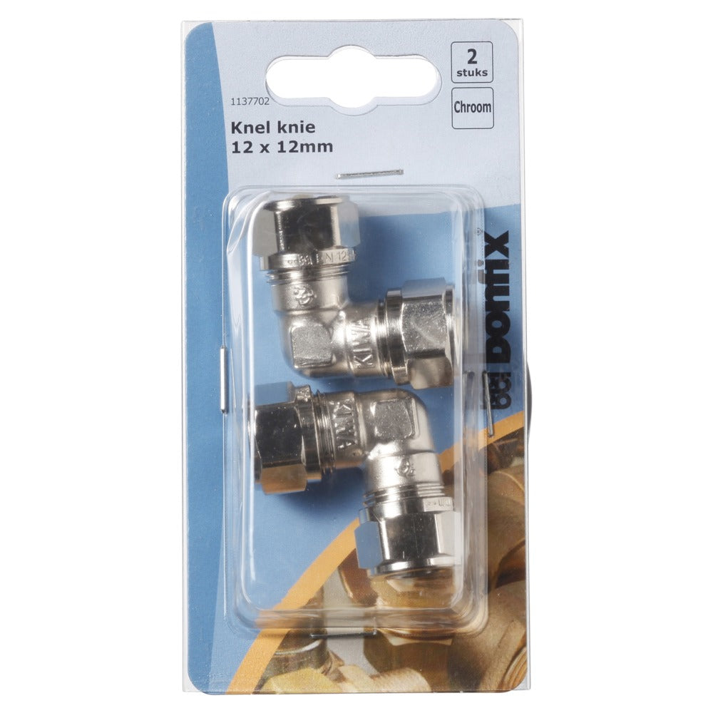 BONFIX Knel knie 12x12 mm chroom 2 stuks-568316