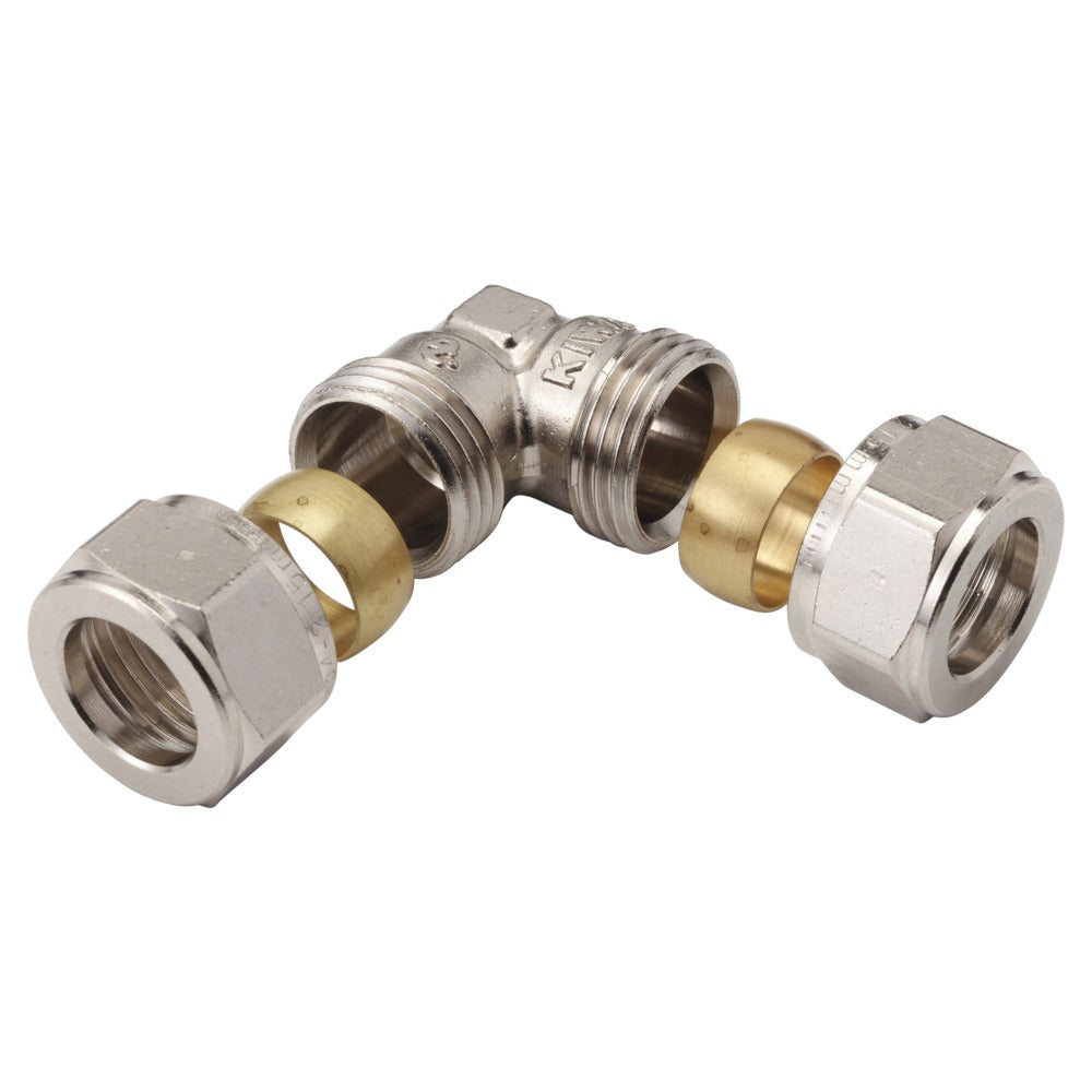 BONFIX Knel knie 15x15 mm chroom 2 stuks-568322