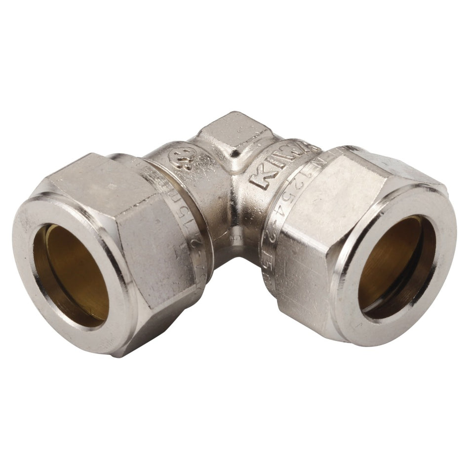 BONFIX Knel knie 15x15 mm chroom 2 stuks-568322