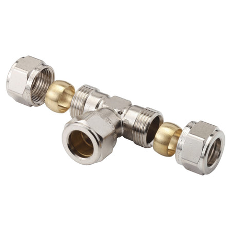 BONFIX Knel T-stuk Chroom-568350