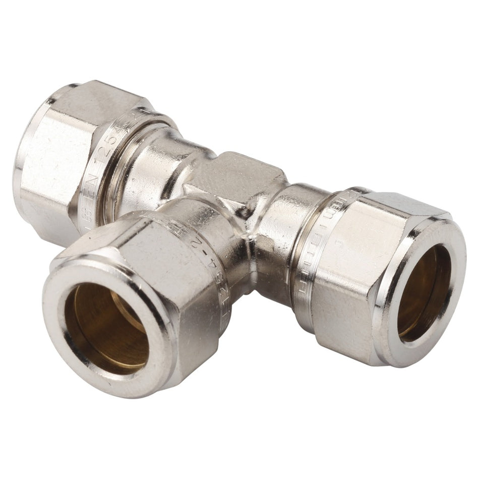 BONFIX Knel T-stuk Chroom-568350