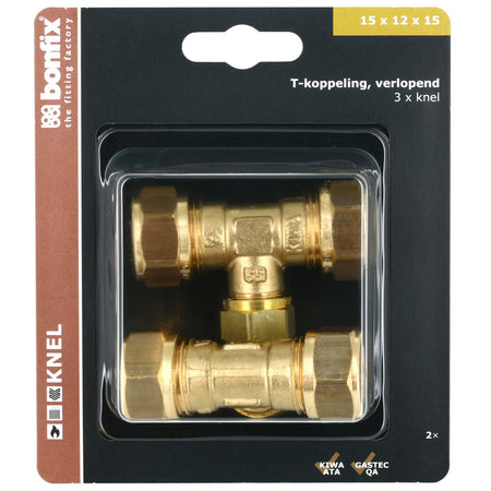 BONFIX Knel T-stuk 15x12x15 mm 2 stuks-568353