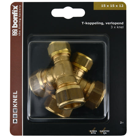 BONFIX Knel T-stuk 15x15x12 mm 2 stuks-568354