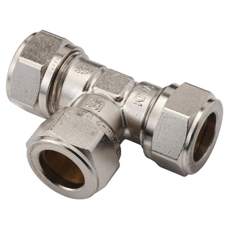 BONFIX Knel T-stuk Chroom-568357
