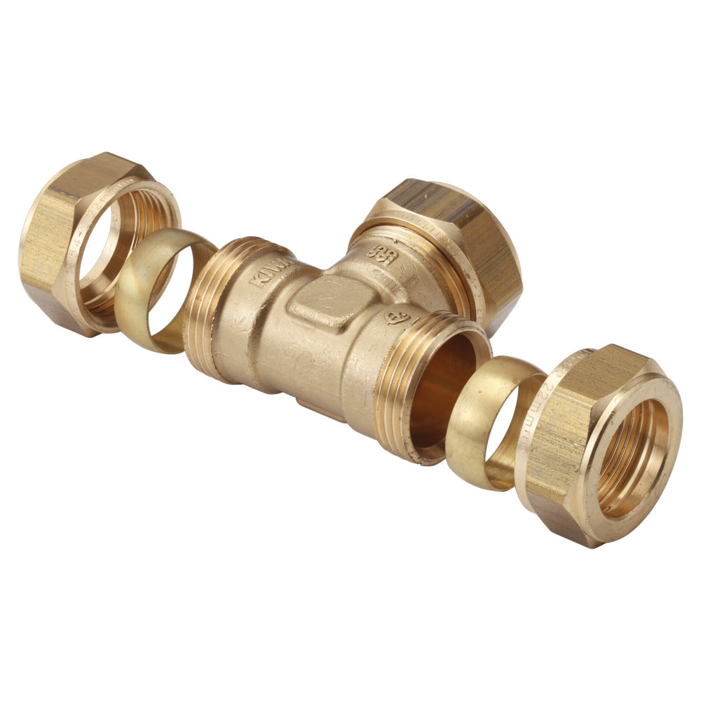 BONFIX Knel T-stuk 22x22x22 mm 2 stuks-568363