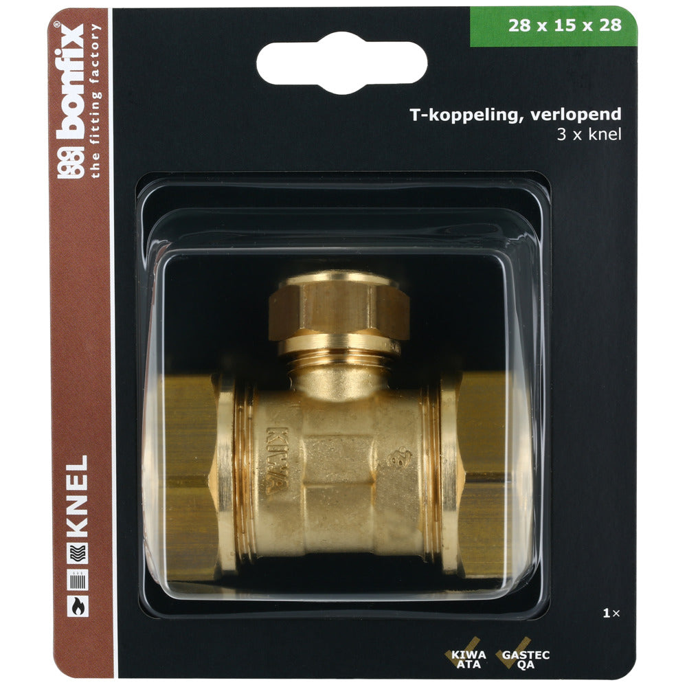 BONFIX Knel T-stuk 28x15x28 mm-568364