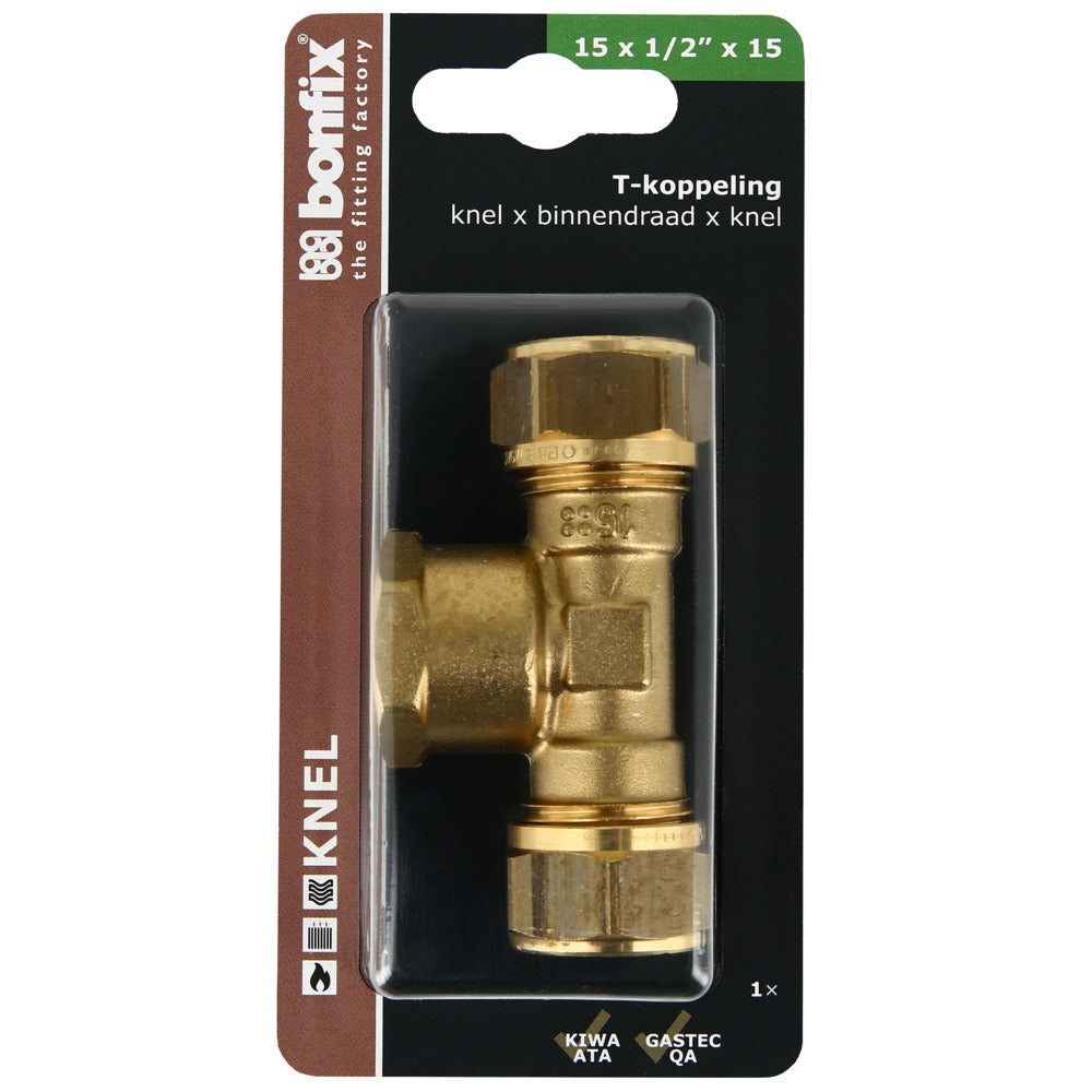 BONFIX Knel T-stuk 1/2'' Binnendraad-568370