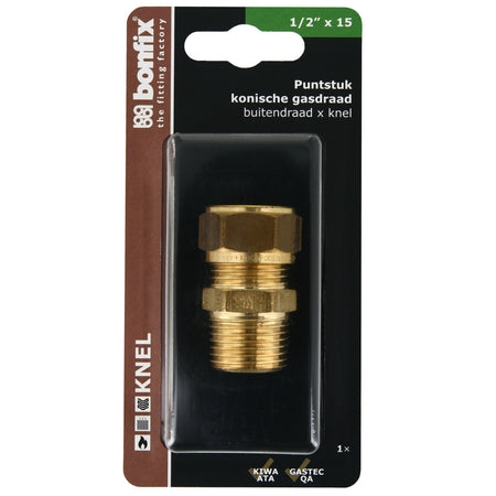 BONFIX Knel Puntstuk 1/2'' Buitendraad-568375