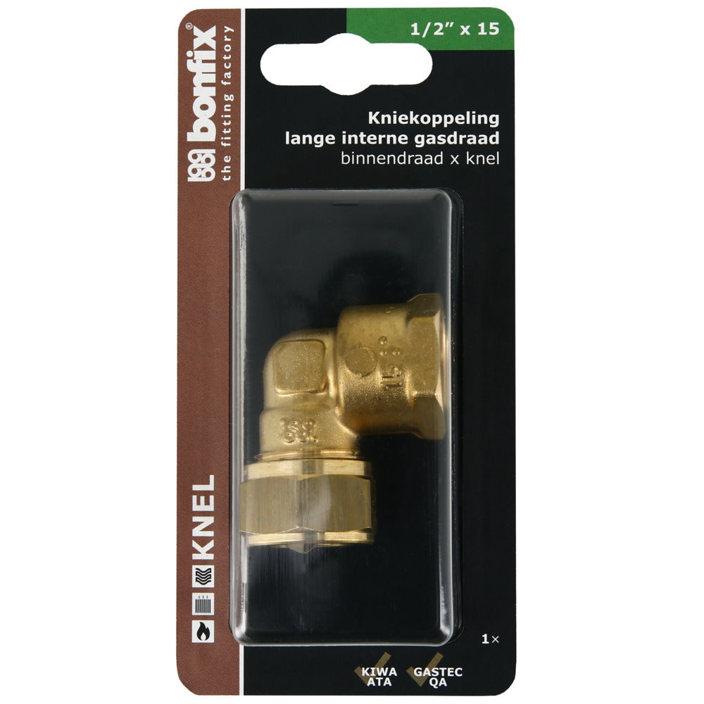 BONFIX Knel knie 15 mm x 1/2'' binnendraad-568382
