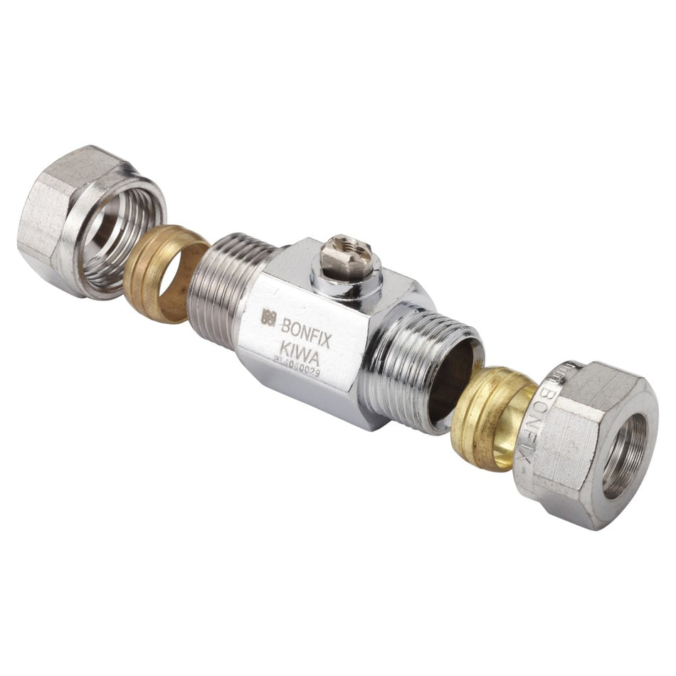 BONFIX Knel kogelstopkraan 12x12 mm recht-568395