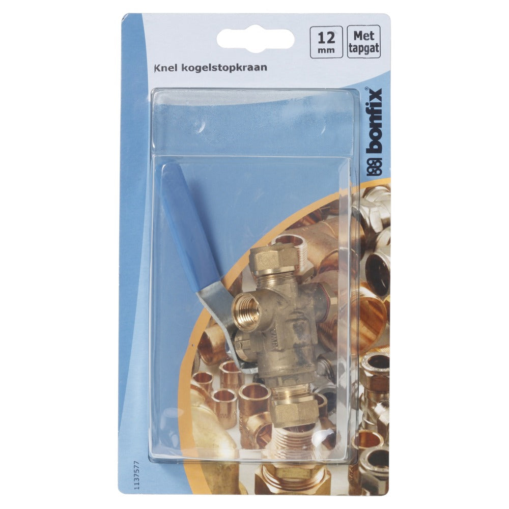 BONFIX Knel kogelstopkraan 12x12 mm met tapgat-568399