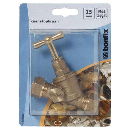 BONFIX Knel stopkraan 15x15 mm met tapgat-568404