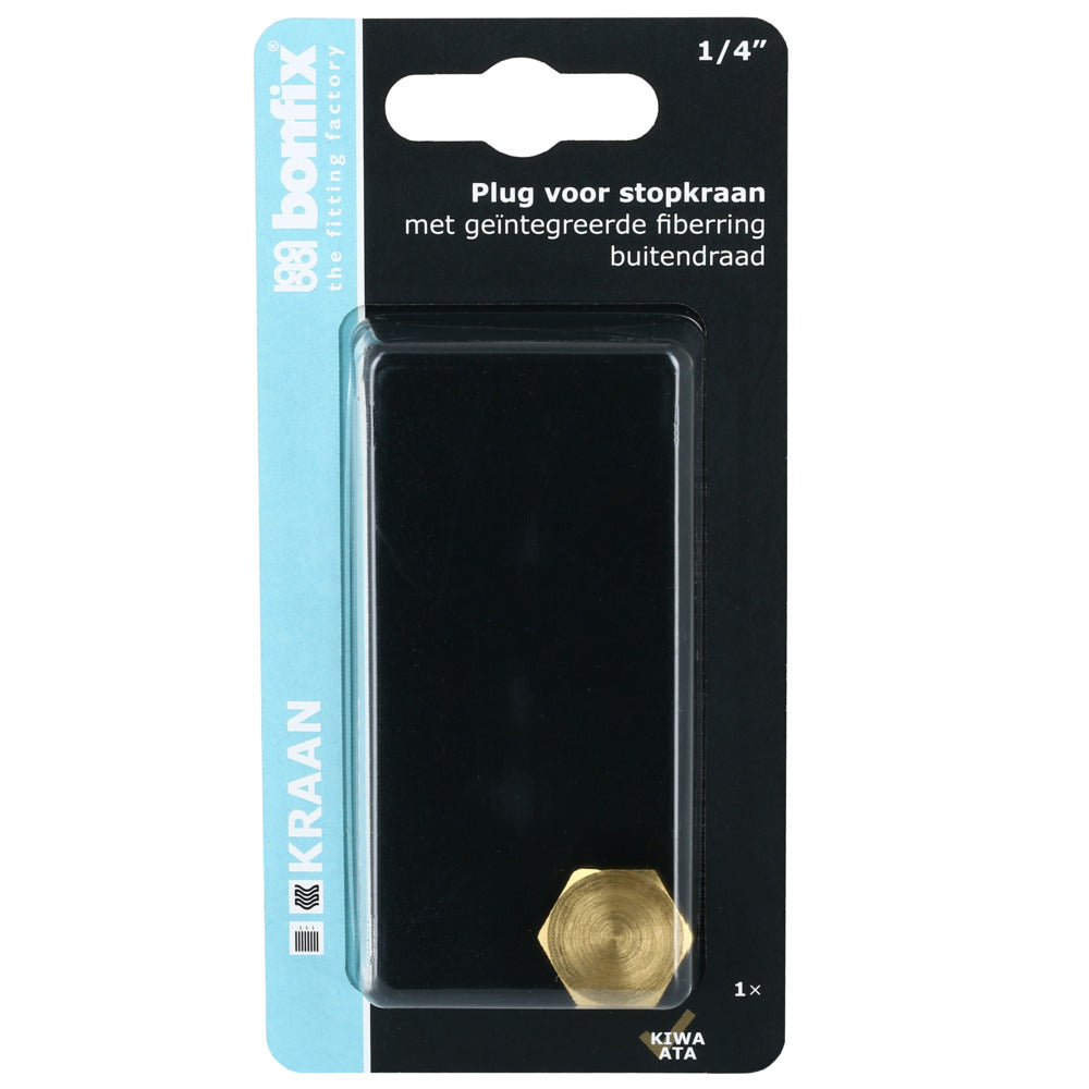 BONFIX Plug 1/4'' buitendraad voor stopkraan-568413