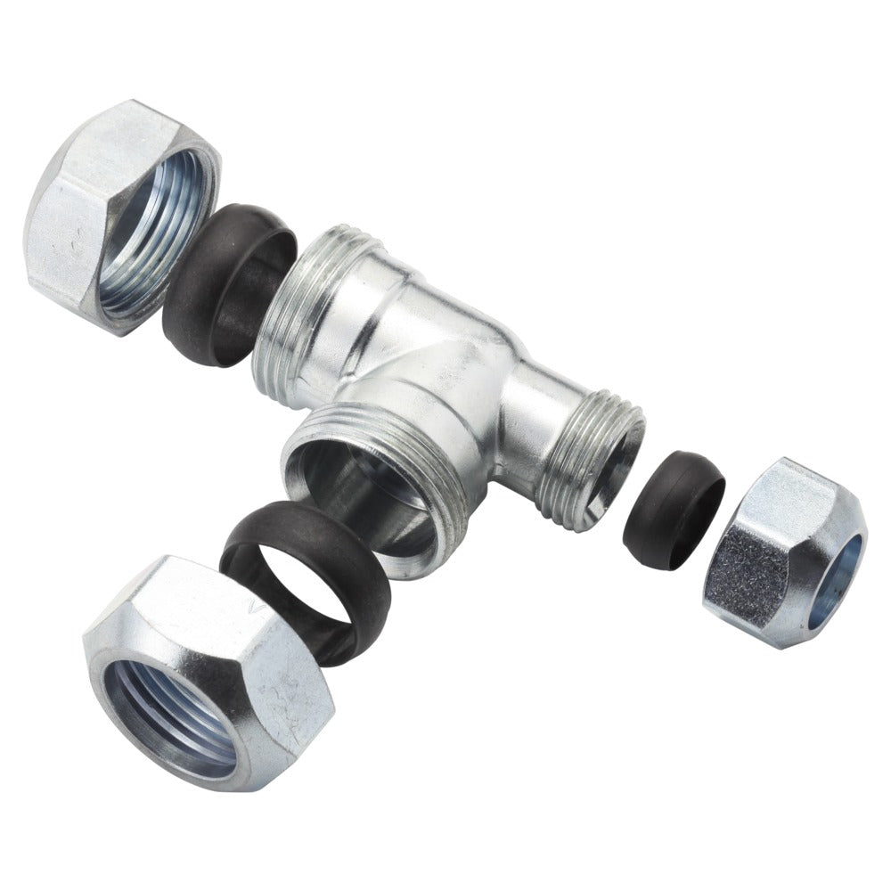VSH T-Stuk CV Chroom 22x22x15mm-568517