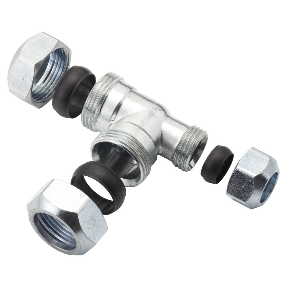 VSH T-Stuk CV Chroom 22x22x15mm-568517