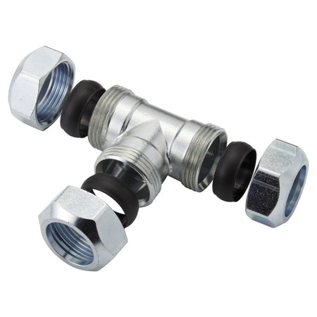 VSH T-Stuk CV Chroom 22x22x22mm 2st-568518