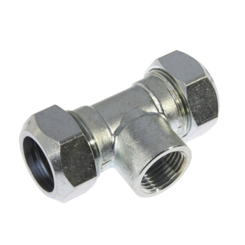VSH T-Stuk CV Binnendraad Chroom 22mmx1/2"x22mm-568522