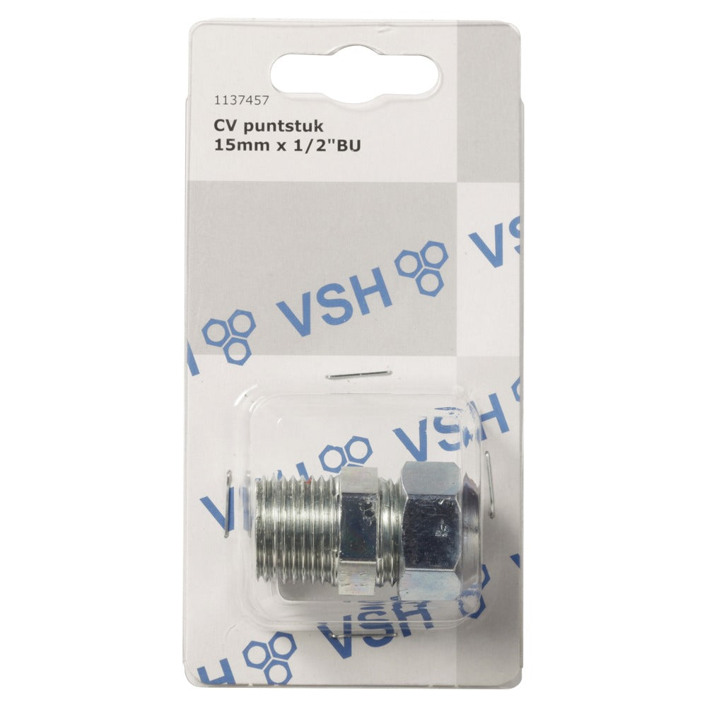 VSH Puntstuk CV Buitendraad Chroom-568532