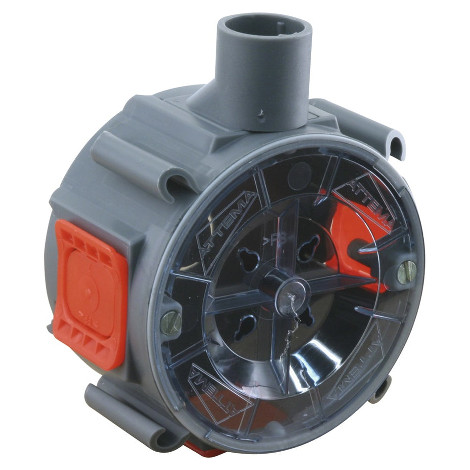 Attema Inbouwdoos Grijs Klemvast U40 Ø5/8 10st-569015