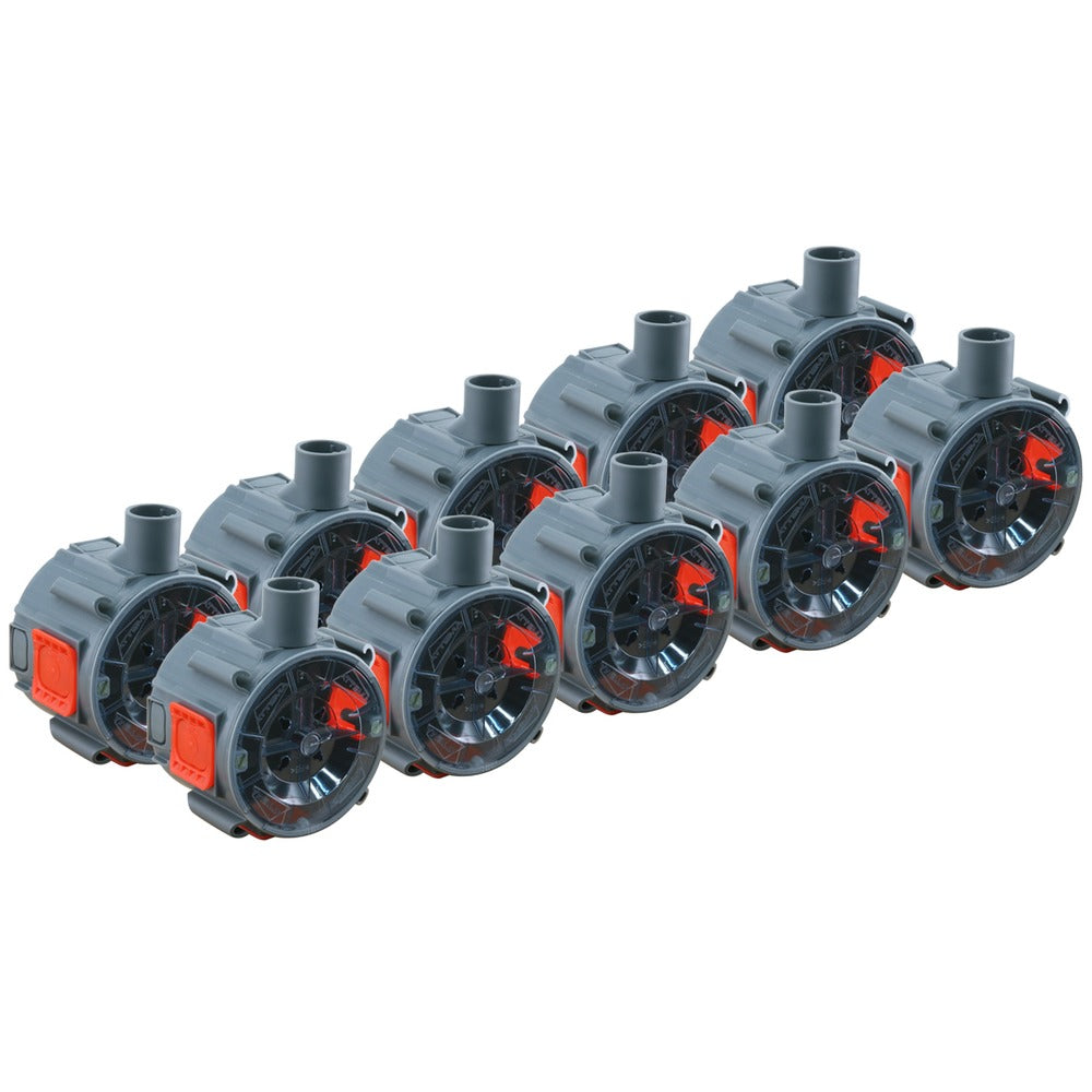 Attema Inbouwdoos Grijs Klemvast U50 Ø5/8 10st-569016