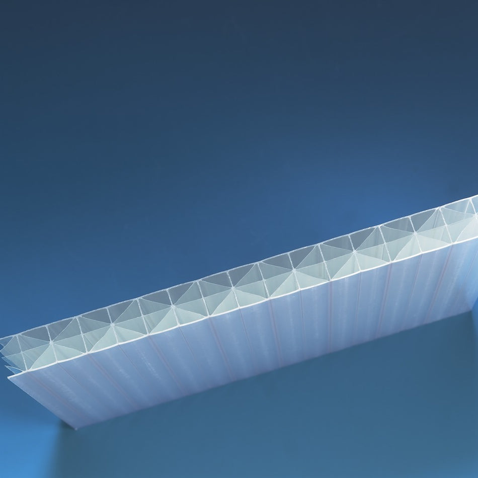Makrolon Kanaalplaat 3x/16-25 Polycarbonaat Opaal 16mm 300x98cm-569841