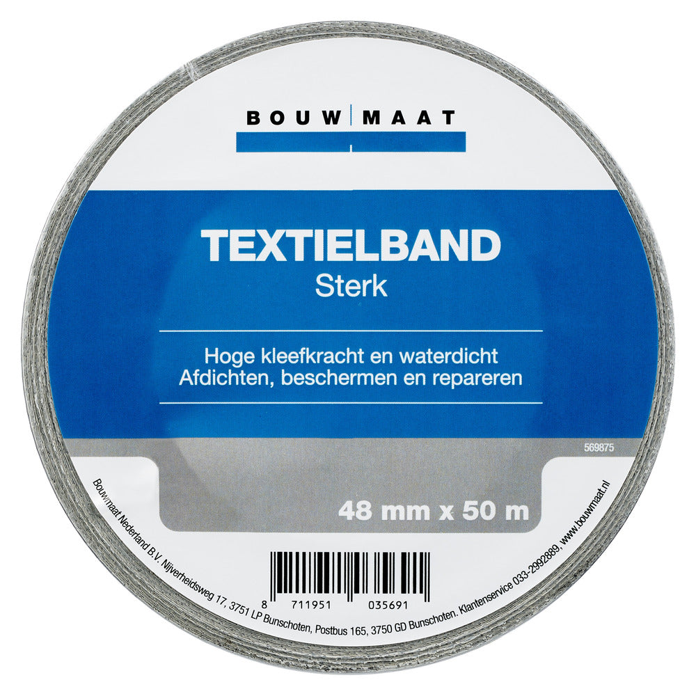 Bouwmaat Textielband Sterk 48mm x 50m-569875