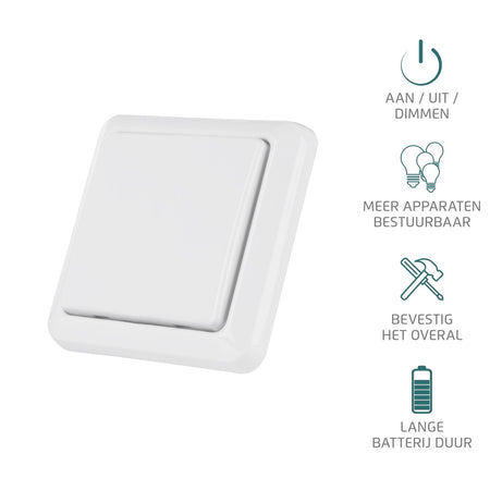 Klikaanklikuit Schakelaar Opbouw AWST-8800 Draadloos-570112