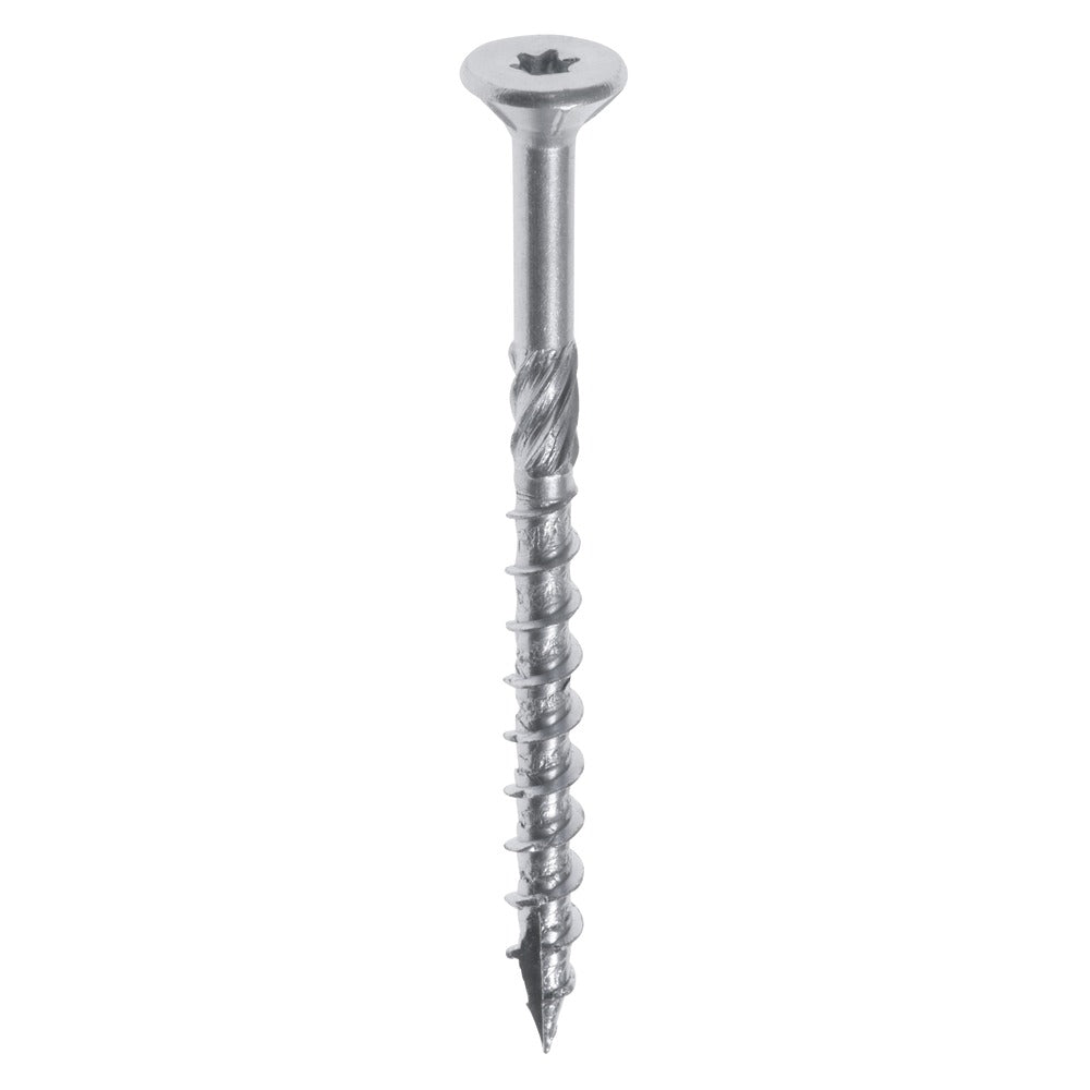 Woodies Ultimate Houtschroef RVS A2 VK 6x100mm Deeldraad T30 100st-570929