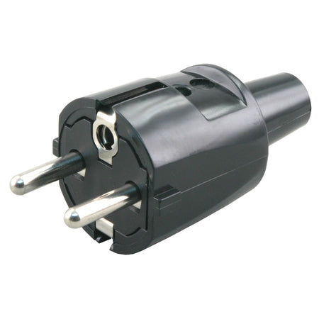 Stekker PVC Zwart 10/16A 3680W Randaarde-571476