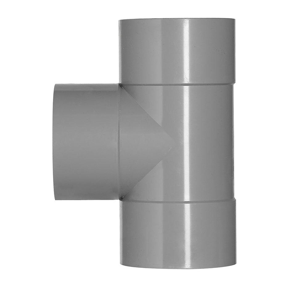 T-stuk PVC 3x lijmmof wanddikte 3,25mm Ø90x90mm 88° KOMO-keur-571747
